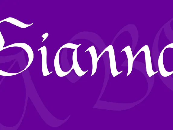 Gianna font