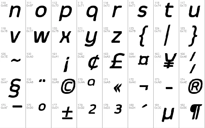 Smoolthan font