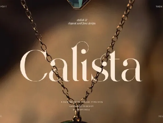 Calista Ligature font