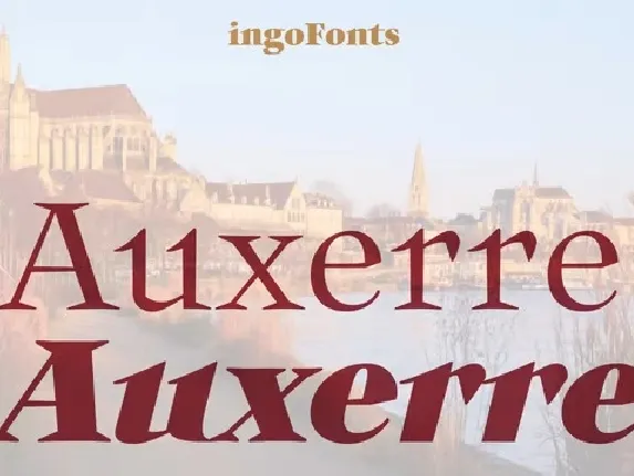 Auxerre Family font