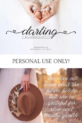 Darling – Calligraphy font