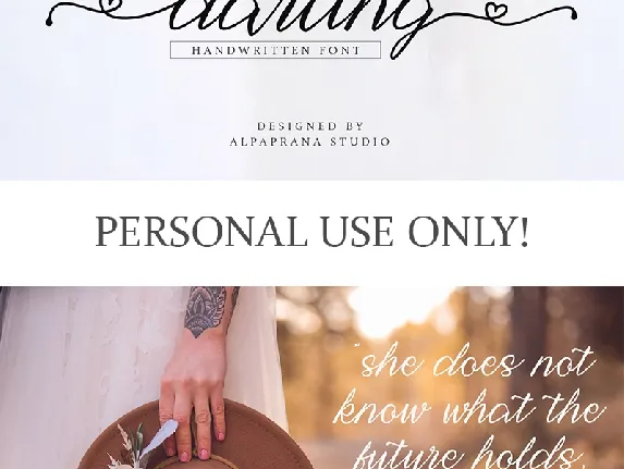 Darling – Calligraphy font