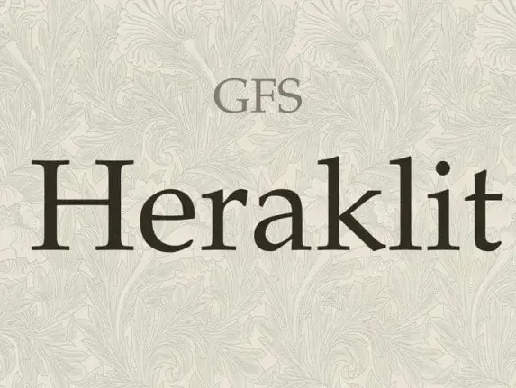 GFS Heraklit Serif font