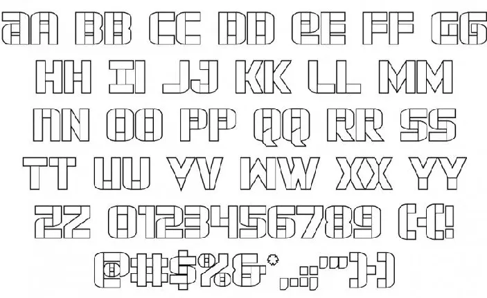 Force Commander font