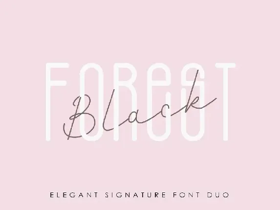 Black Forest Duo font