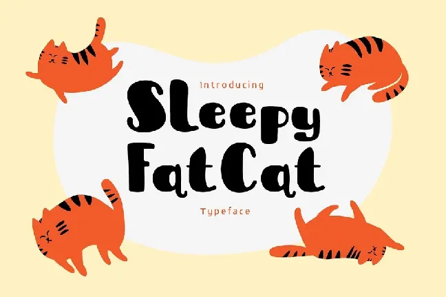 Sleepy Fat Cat Free font