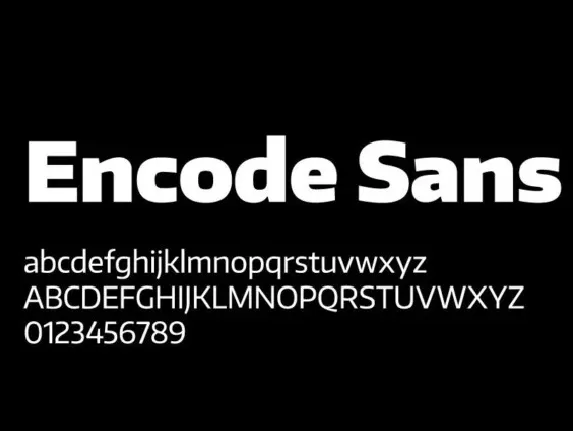 Encode Sans Family font