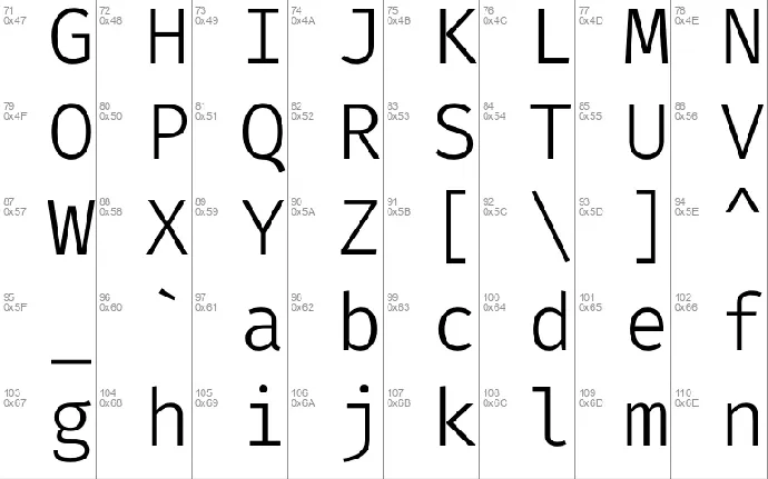 Fira Code font