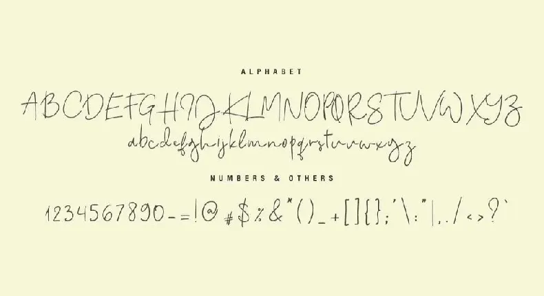 Quake Love Handwritten Script font