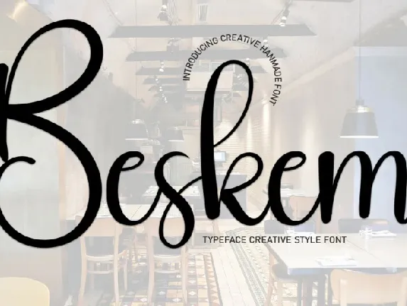 Beskem Script font