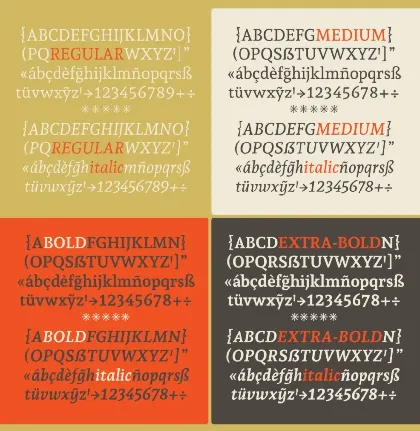 Andada Family font