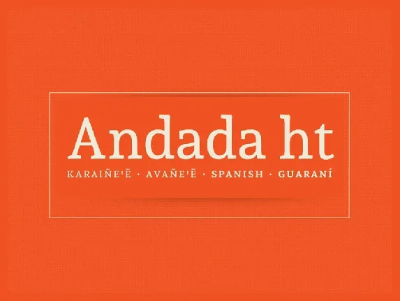 Andada Family font