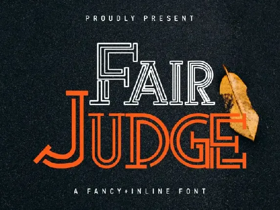 Fair Judge Display font