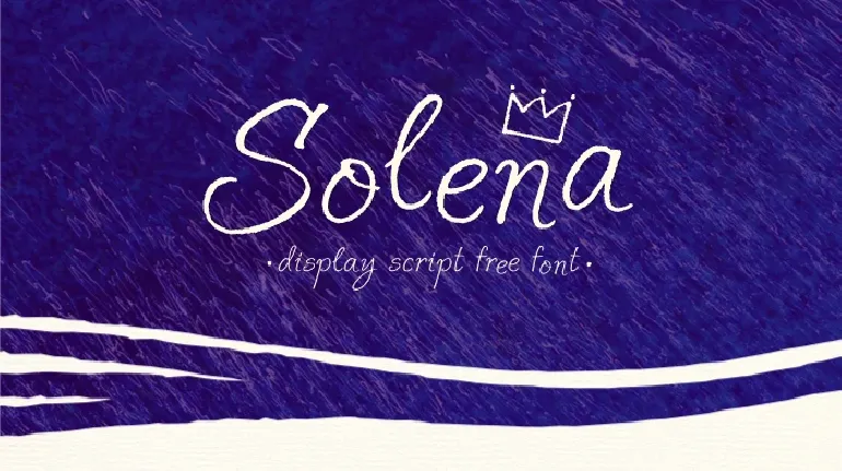 Solena Free font