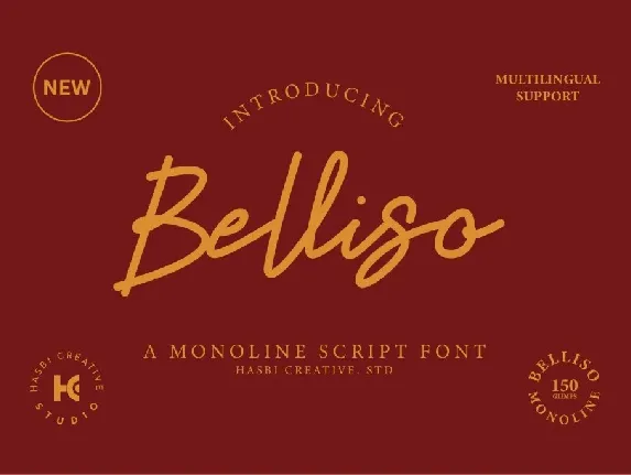 Belliso font