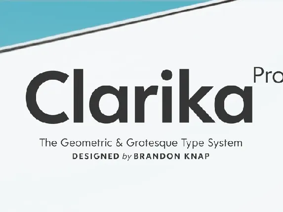 Clarika Pro Family font