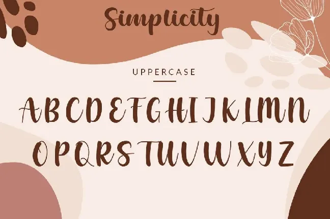 Simplicity font