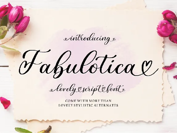 Fabulotica font