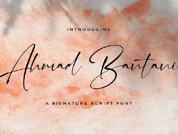 Ahmad Bantani font