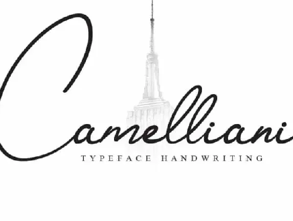 Camelliani Script font