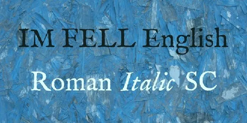 IM Fell English SC font