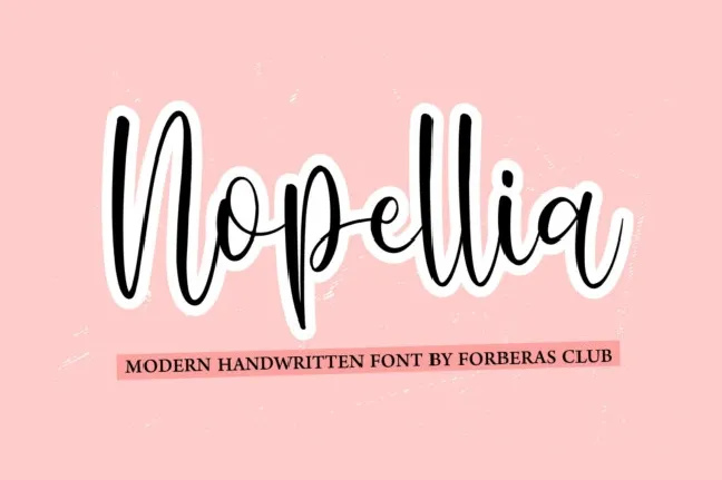 Nopellia font