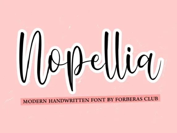 Nopellia font