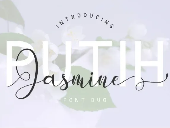 Putih Jasmine Duo font