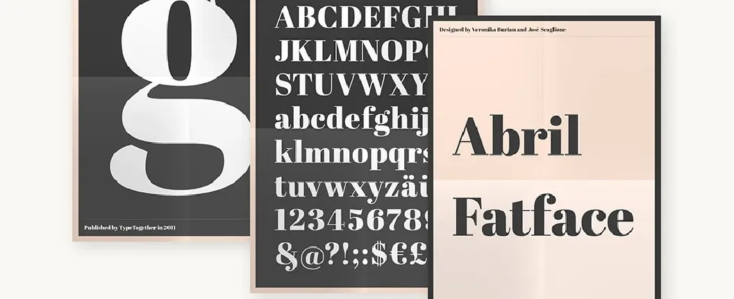 Abril Fatface font