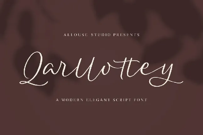 Qarllottey font