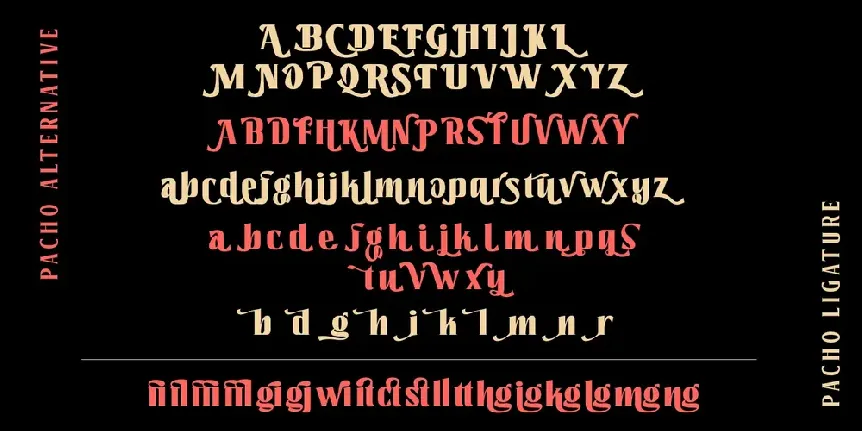 Pacho DEMO font