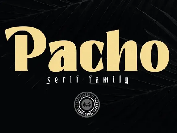 Pacho DEMO font