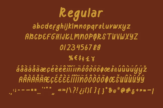 Semongko font