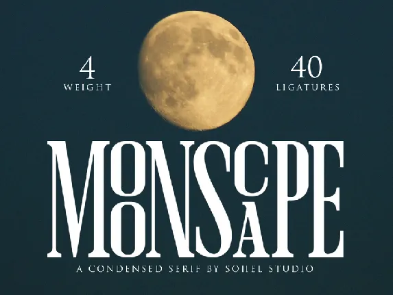 Moonscape Demo font