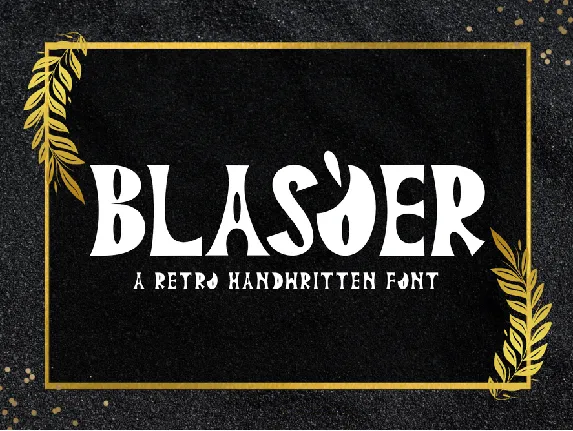 BLASQER font