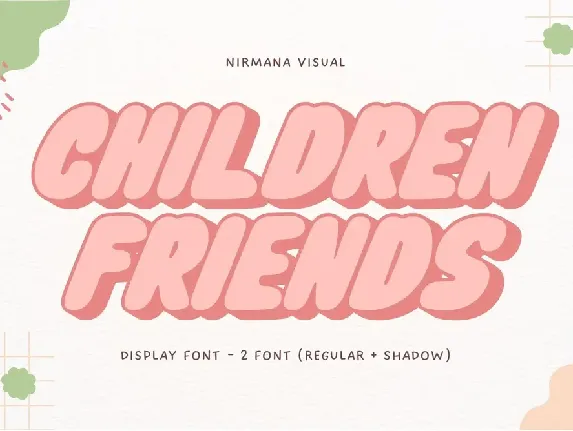 Children Friends - Demo Version font