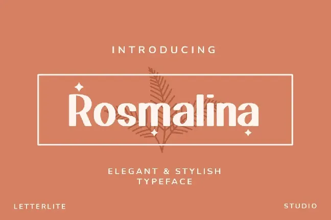 Rosmalina font