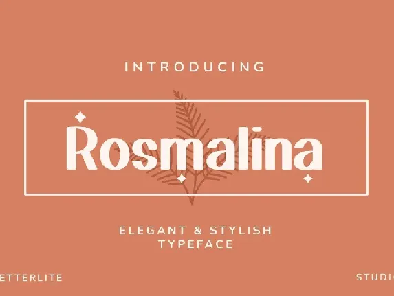 Rosmalina font