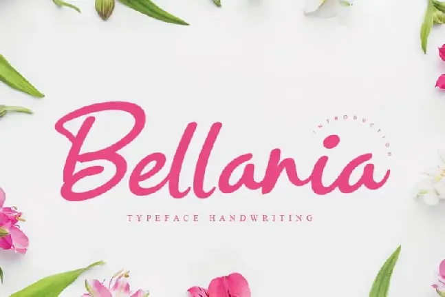 Bellania Script font