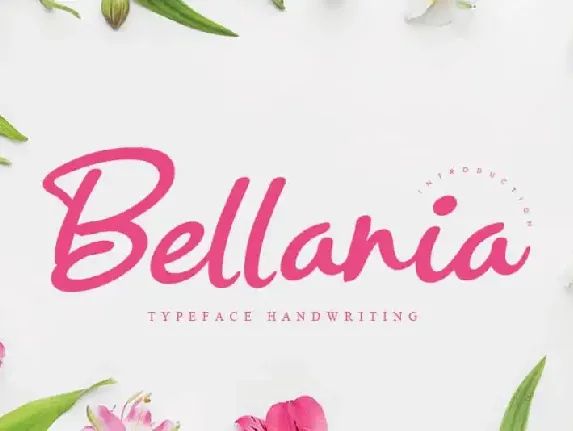 Bellania Script font