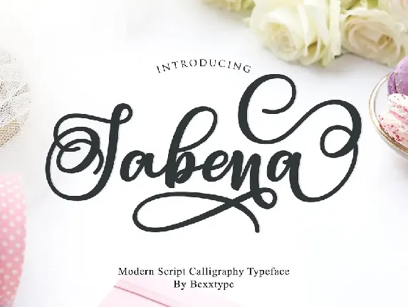 Sabena Calligraphy font