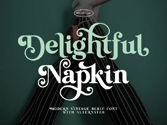 Delightful Napkin font