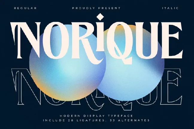 Norique font