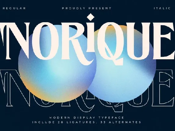 Norique font