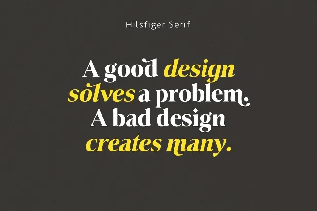 Hilsfiger font