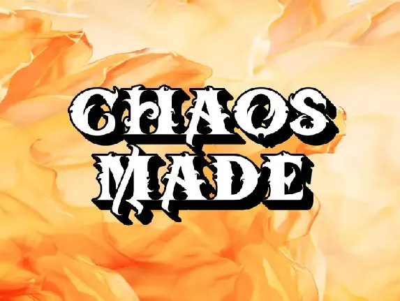 BTX-Chaos-Made font