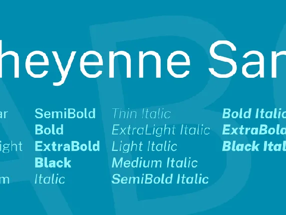 Cheyenne Sans font