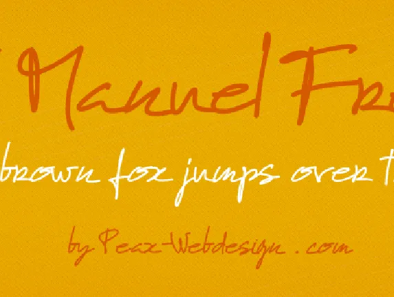 PWManuelfree font