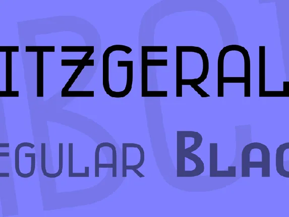 Fitzgerald font