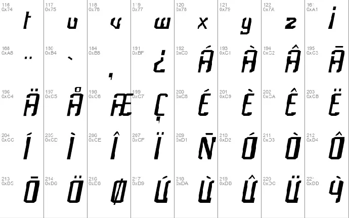 Frak font